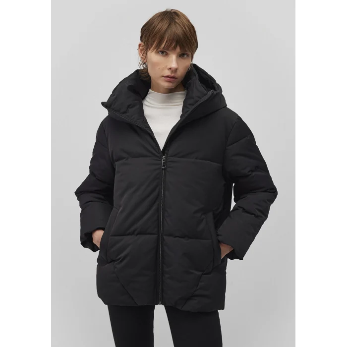 Mavi 1110075-900 Kapüşonlu Siyah Şişme Mont