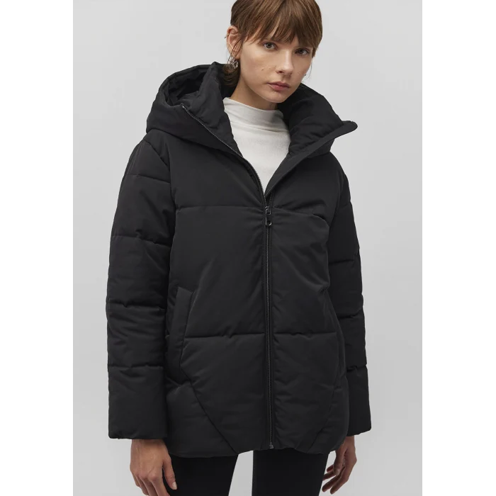 Mavi 1110075-900 Kapüşonlu Siyah Şişme Mont