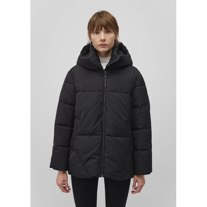 Mavi 1110075-900 Kapüşonlu Siyah Şişme Mont