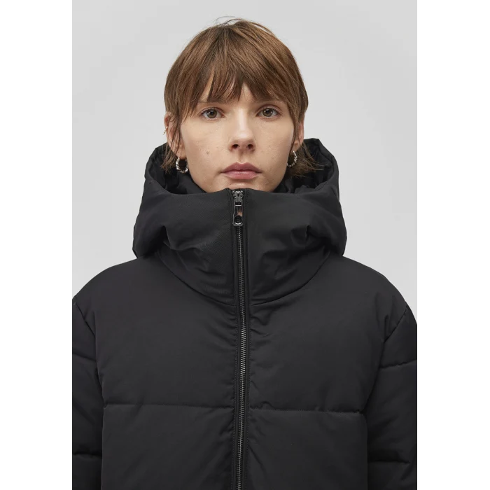 Mavi 1110075-900 Kapüşonlu Siyah Şişme Mont