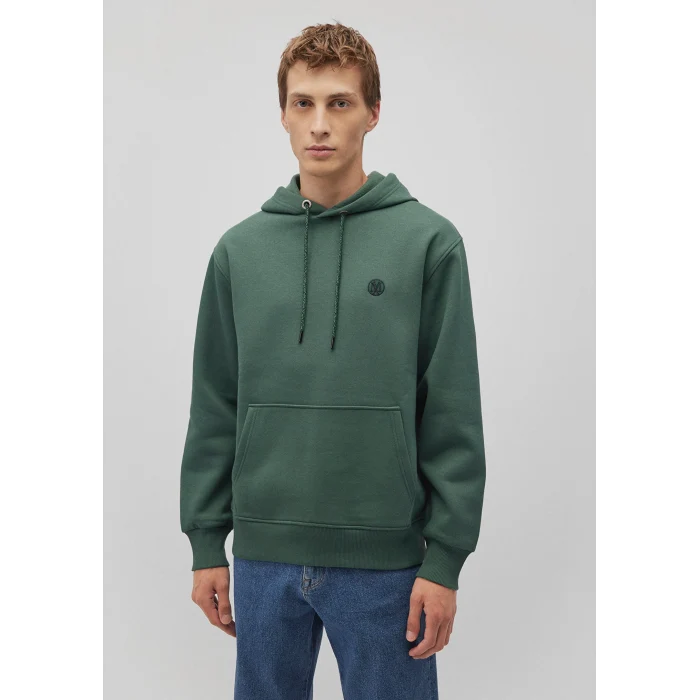 Mavi 065809-71580 Mavi Logo Nakışlı Kapüşonlu Yeşil Sweatshirt