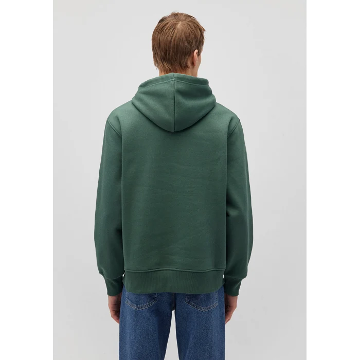 Mavi 065809-71580 Mavi Logo Nakışlı Kapüşonlu Yeşil Sweatshirt