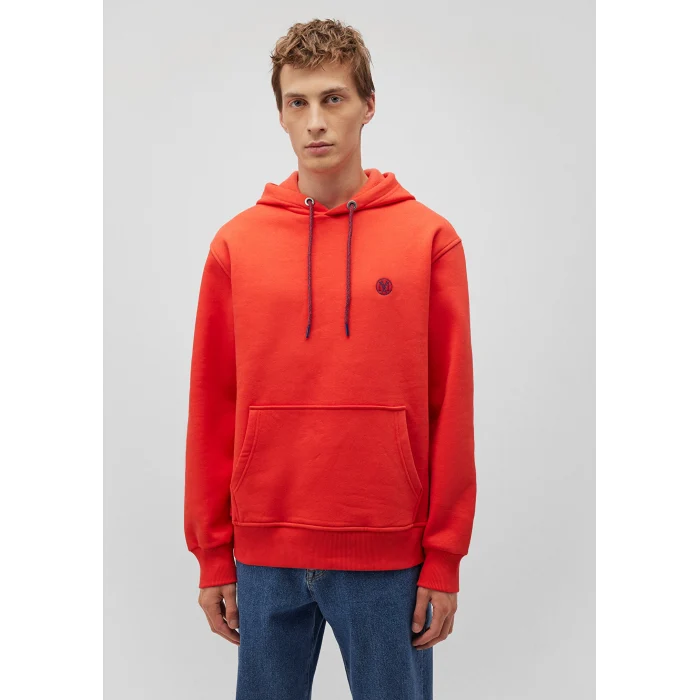 Mavi 065809-70481 Mavi Logo Nakışlı Kapüşonlu Turuncu Sweatshirt