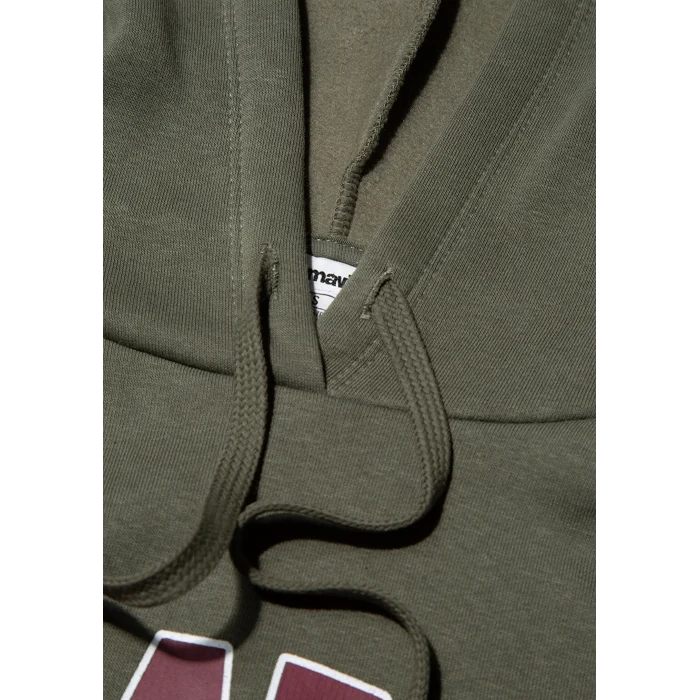 Mavi 1600361-71581 Mavi Logo Baskılı Kapüşonlu Haki Sweatshirt