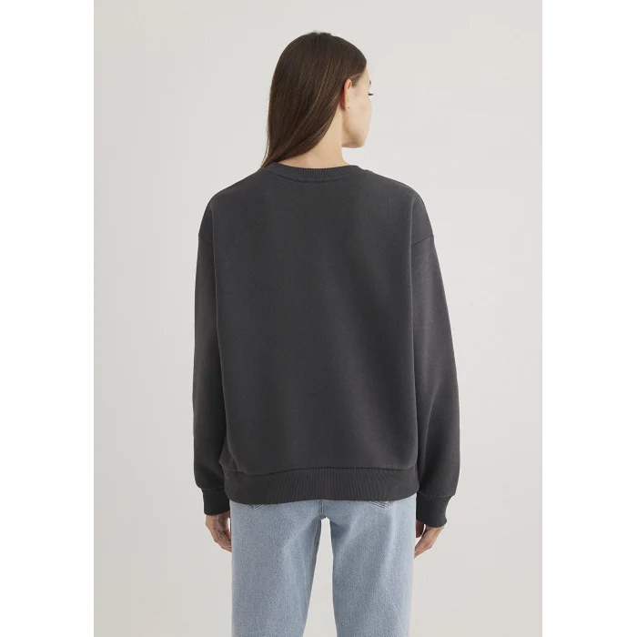 Mavi 1611656-82185 Mavi Logo Baskılı Antrasit Sweatshirt