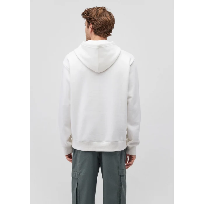 Mavi 0S10275-70057 Kapüşonlu Beyaz Basic Sweatshirt