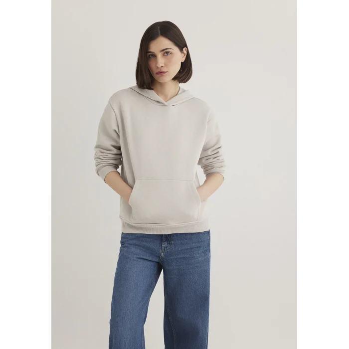 Mavi 167299-70074 Kapüşonlu Gri Basic Sweatshirt
