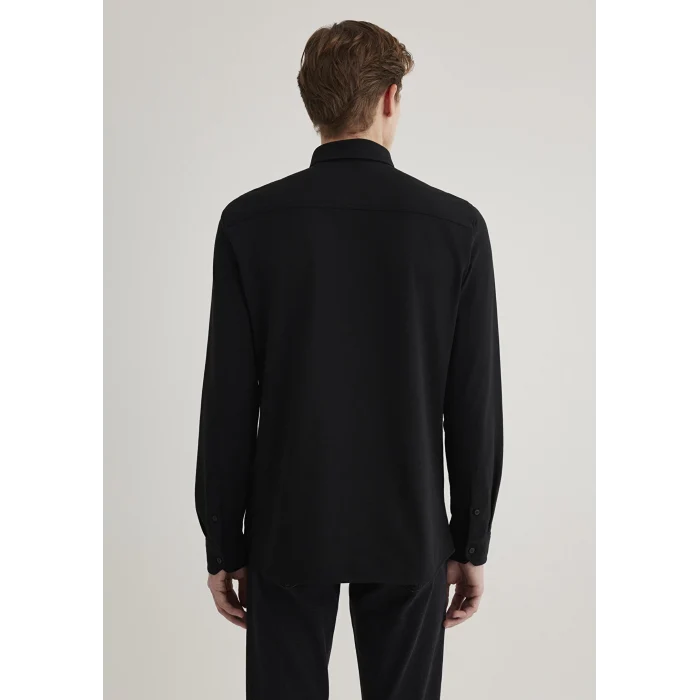 Mavi 0210294-900 Siyah Örme Gömlek