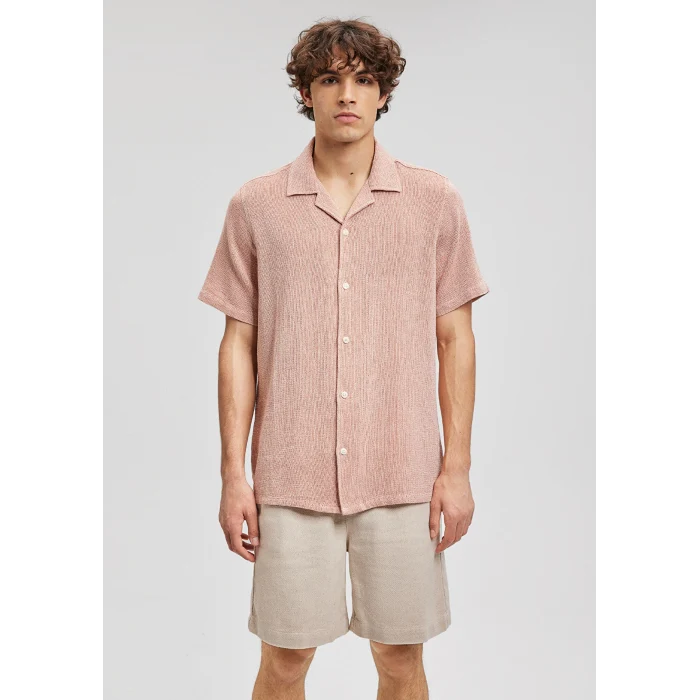 Mavi 0210828-70448 Dokulu Turuncu Gömlek