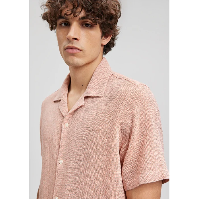 Mavi 0210828-70448 Dokulu Turuncu Gömlek