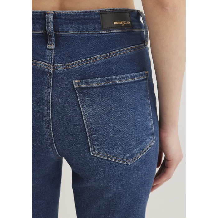 Mavi 100277-33687 Cindy Gold Shape Koyu Mavi Jean Pantolon