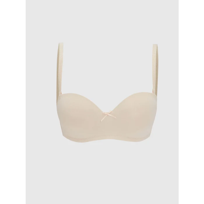 LCW DREAM Pembe Balenli Dolgusuz Düz Straplez Sütyen