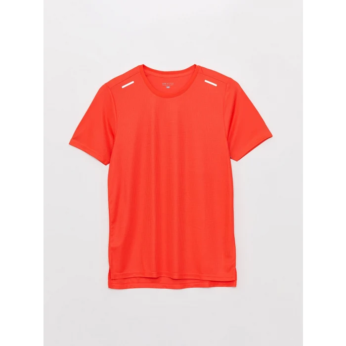 XSIDE ACTIVE Turuncu DRY-TECH Bisiklet Yaka Kısa Kollu Erkek Spor Tişört