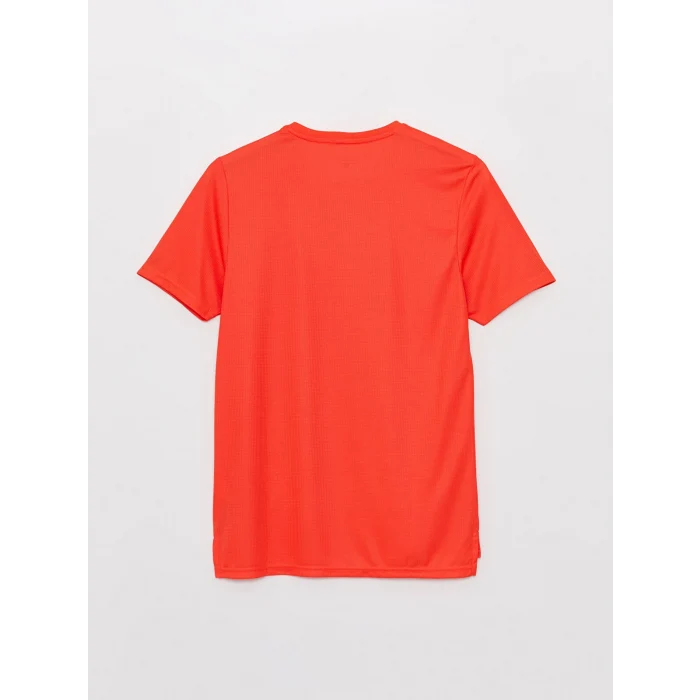 XSIDE ACTIVE Turuncu DRY-TECH Bisiklet Yaka Kısa Kollu Erkek Spor Tişört