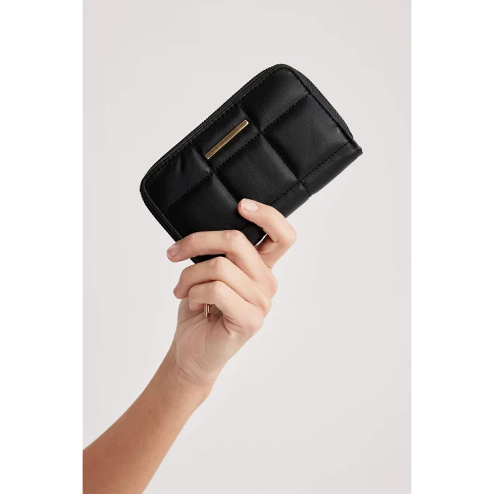 Defacto A5648 Siyah Kadın Suni Deri Cüzdan