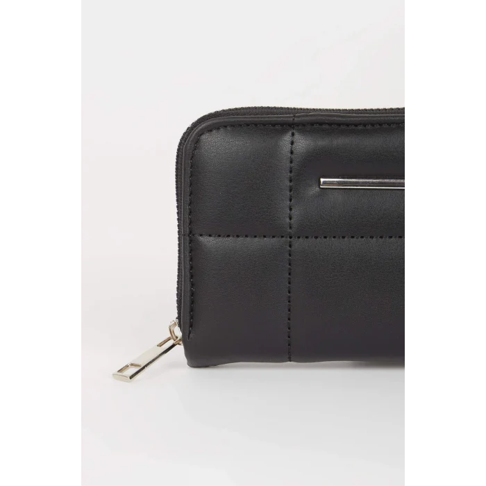 Defacto A5648 Siyah Kadın Suni Deri Cüzdan