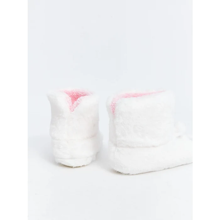 LCW STEPS Ekru Nakış Detaylı Kız Çocuk Ev Botu