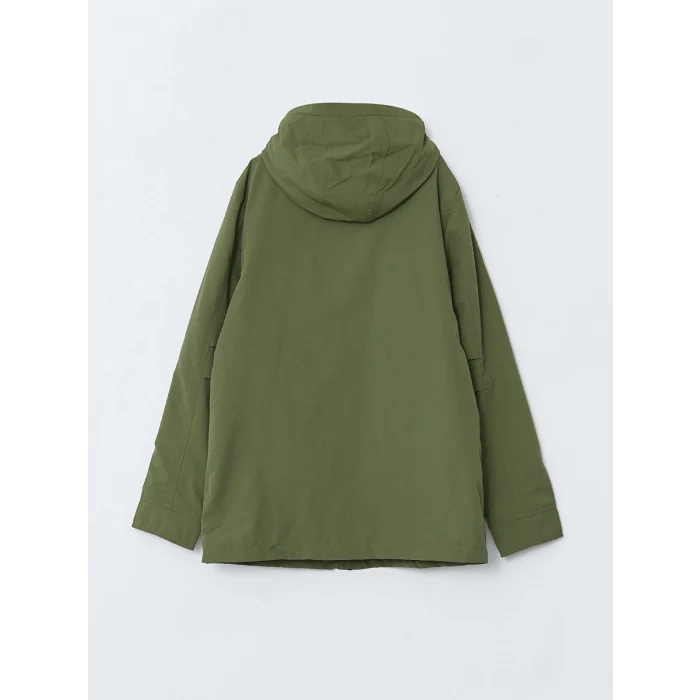 LCW Kids Haki Rahat Kalıp Erkek Çocuk Yağmurluk