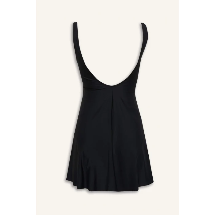 Defacto X7909 Siyah 	Regular Fit Etekli Mayo-Fall in Love