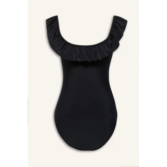 Defacto W9117 Siyah Regular Fit Mayo-Fall in Love