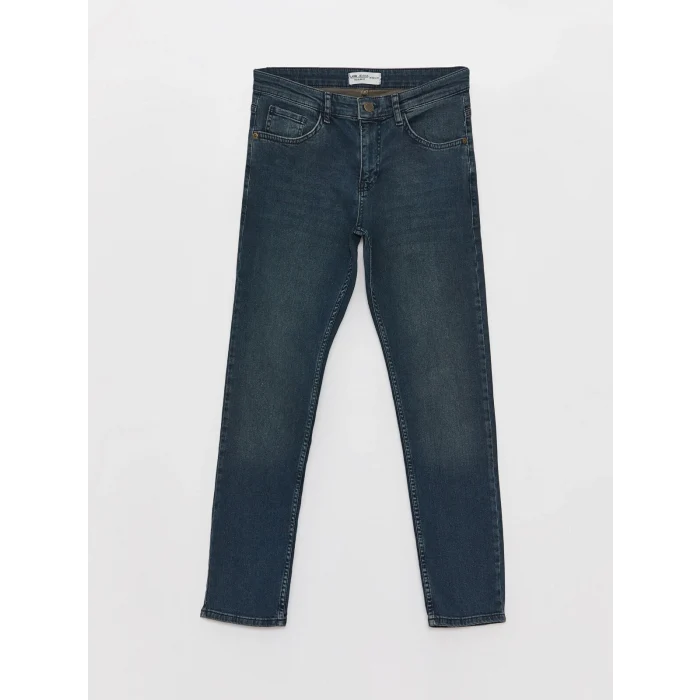 LCW Jeans Yeşil 750 Slim Fit İnce Erkek Jean Pantolon