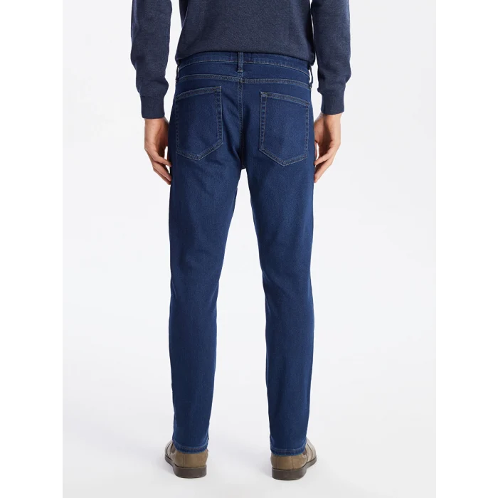 LCW Jeans Indigo 750 Slim Fit İçi Polarlı Kışlık Erkek Jean Pantolon