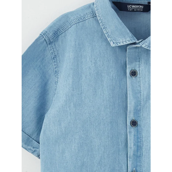 LCW Kids Mavi Basic Kısa Kollu Erkek Çocuk 3lü Takım