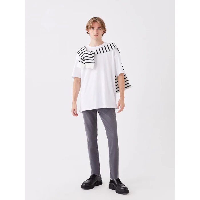 LCW Jeans Gri 760 Skinny Fit Erkek Jean Pantolon