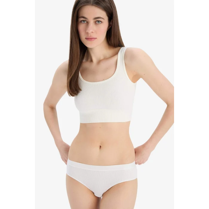 Defacto B0907 Beyaz Kapsız Seamles Bra-Fall in Love