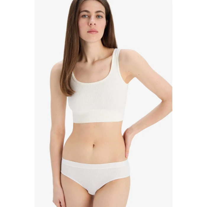 Defacto B0907 Beyaz Kapsız Seamles Bra-Fall in Love