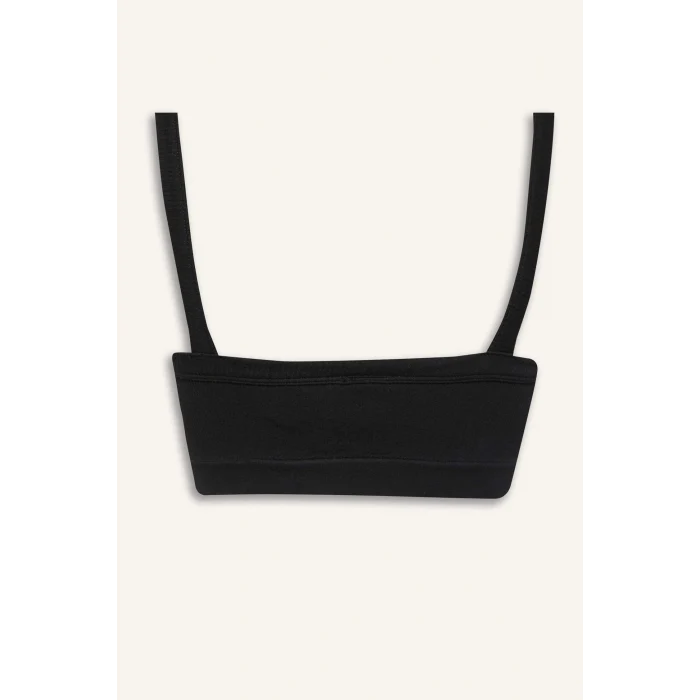 Defacto C1972 Siyah Çıkarılabilir Pedli Seamles Bra-Fall in Love