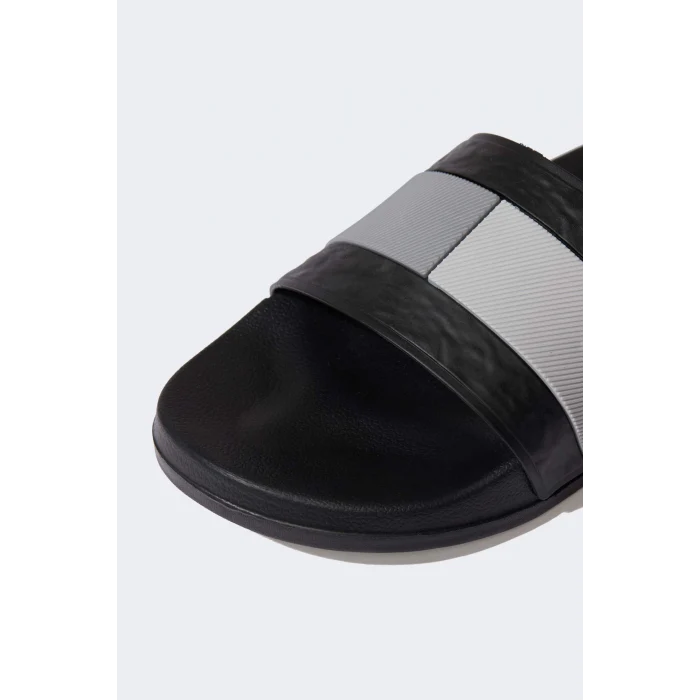 Defacto E3338 Siyah Erkek Düz Taban Tek Bantlı Eva Terlik