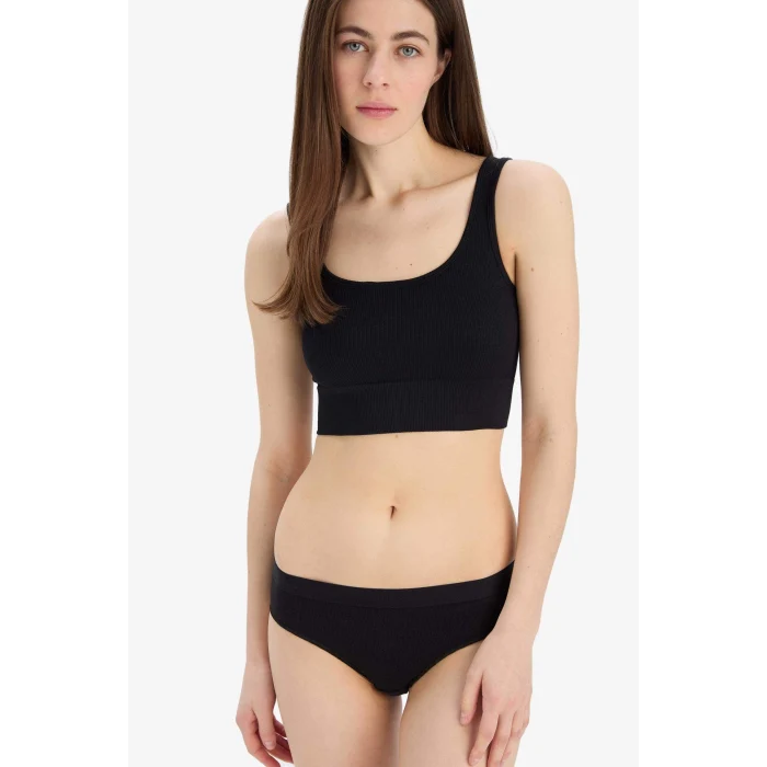 Defacto B0907 Siyah Kapsız Seamles Bra-Fall in Love