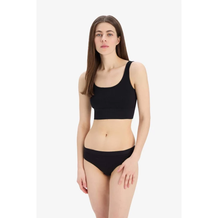 Defacto B0907 Siyah Kapsız Seamles Bra-Fall in Love