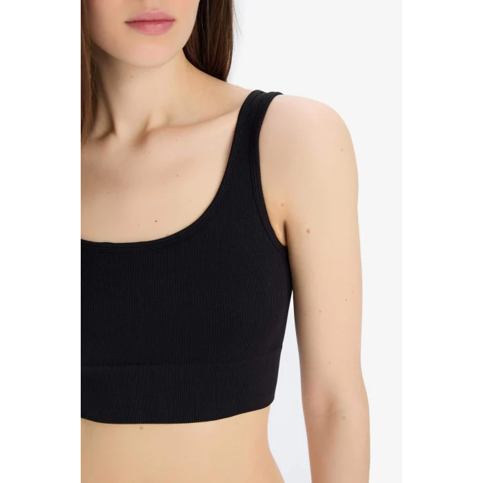 Defacto B0907 Siyah Kapsız Seamles Bra-Fall in Love