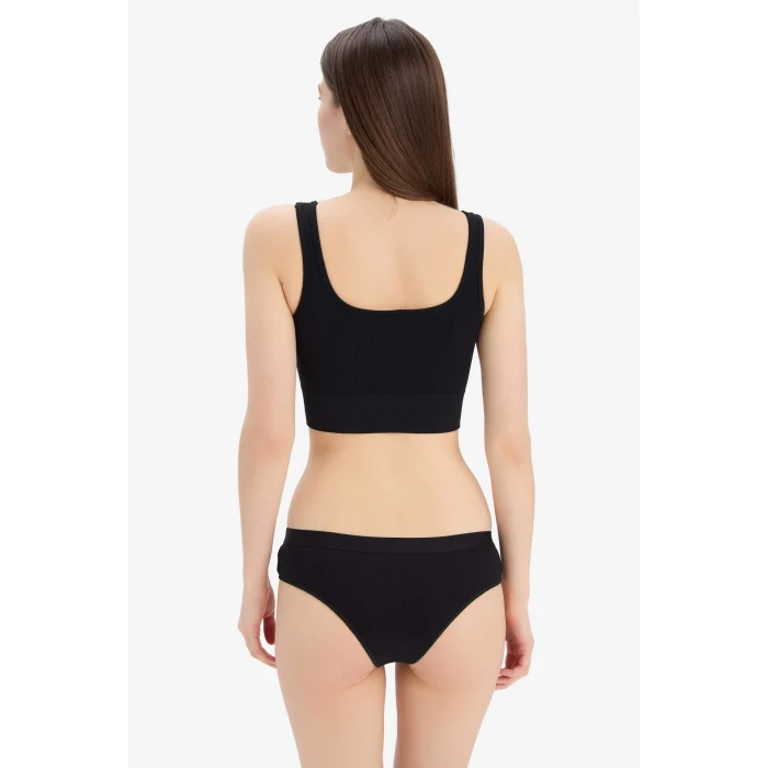 Defacto B0907 Siyah Kapsız Seamles Bra-Fall in Love