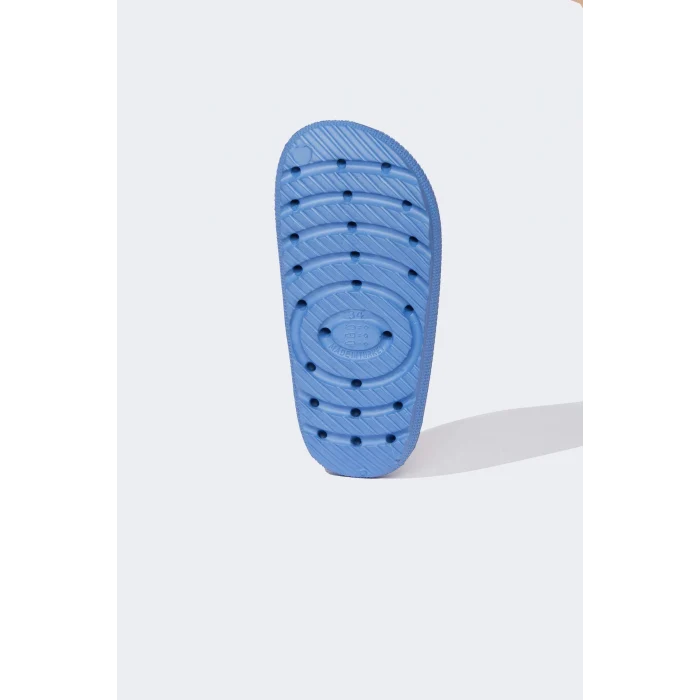 Defacto C2774 Lacivert Erkek Çocuk Aplike Tırtıklı Taban Cırt Cırtlı Eva Sandalet