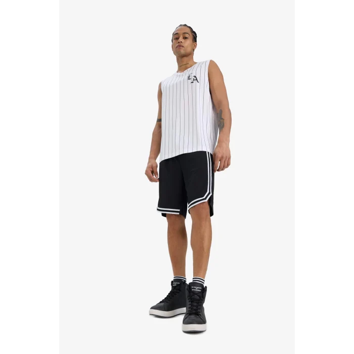 Defacto C1840 Siyah DeFactoFit Hızlı Kuruyan Standart Fit Sporcu Kısa Paça Ağır Kumaş Şort