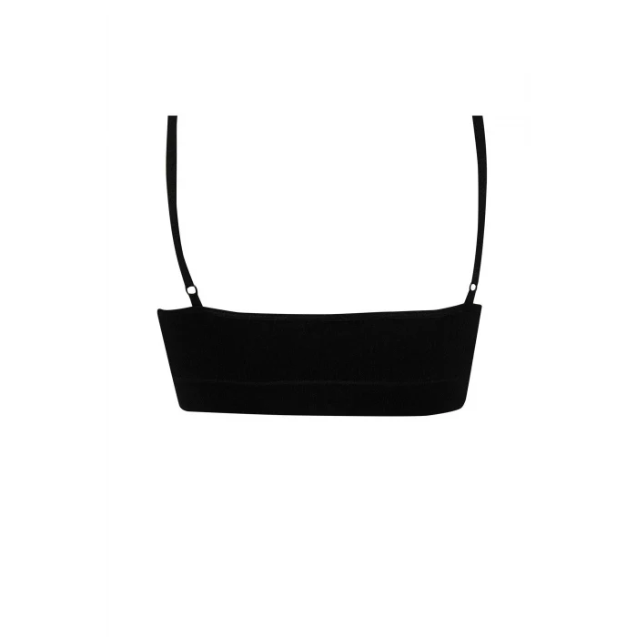 Defacto C1643 Siyah Çıkarılabilir Pedli Seamles Bra-Fall in Love