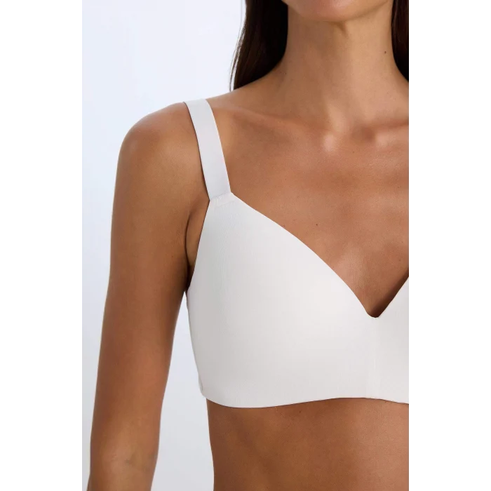 Defacto B8598 Beyaz Comfort Pedli Balenli Bra-Fall in Love