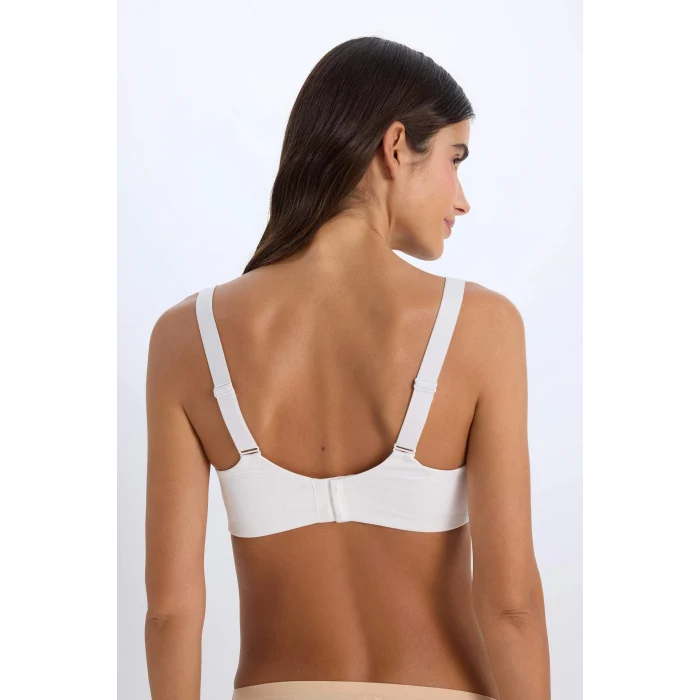 Defacto B8598 Beyaz Comfort Pedli Balenli Bra-Fall in Love