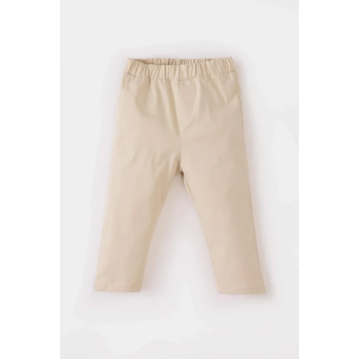 Defacto E0321 Mavi Erkek Bebek 2li Takım Gömlek Yaka Sweatshirt Beli Lastikli Alt