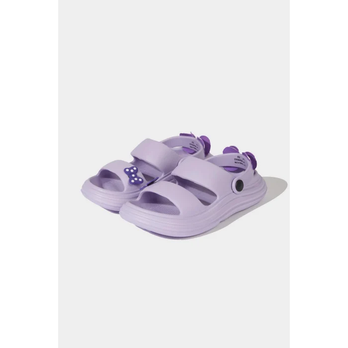 Defacto E7819 Mor Kız Çocuk Düz Taban Terlik