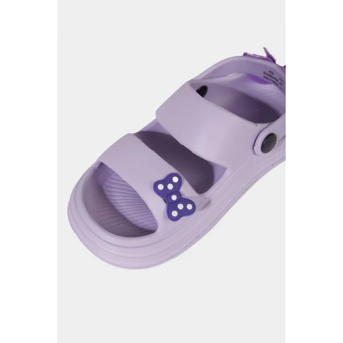 Defacto E7819 Mor Kız Çocuk Düz Taban Terlik