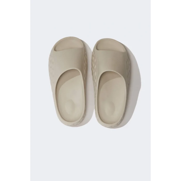 Defacto E3344 Bej Kadın Düz Taban Tek Bantlı Eva Terlik