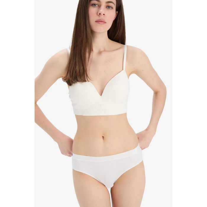 Defacto A8858 Beyaz Pedli Seamles Bra-Fall in Love