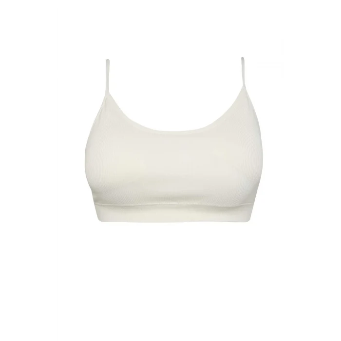 Defacto C1643 Beyaz Çıkarılabilir Pedli Seamles Bra-Fall in Love