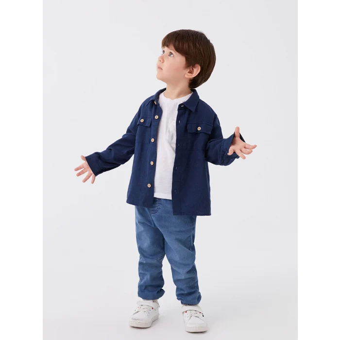 LCW baby Indigo Basic Erkek Bebek Jean Pantolon