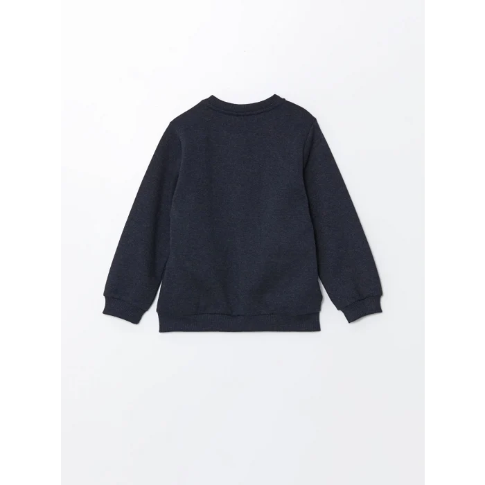 LCW Kids Indigo Basic Erkek Çocuk Fermuarlı Sweatshirt
