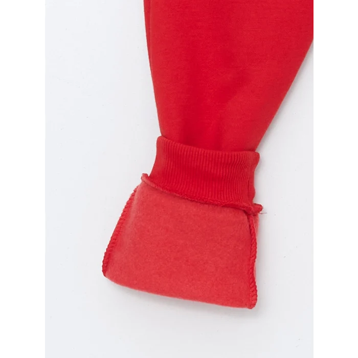 LCW Kids Indigo Bisiklet Yaka Uzun Kollu Erkek Bebek Sweatshirt ve Eşofman Alt 2li Takım